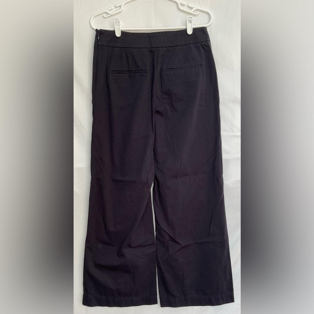 Ann Taylor Navy Blue Wide Leg Pants - Picture 2 of 9